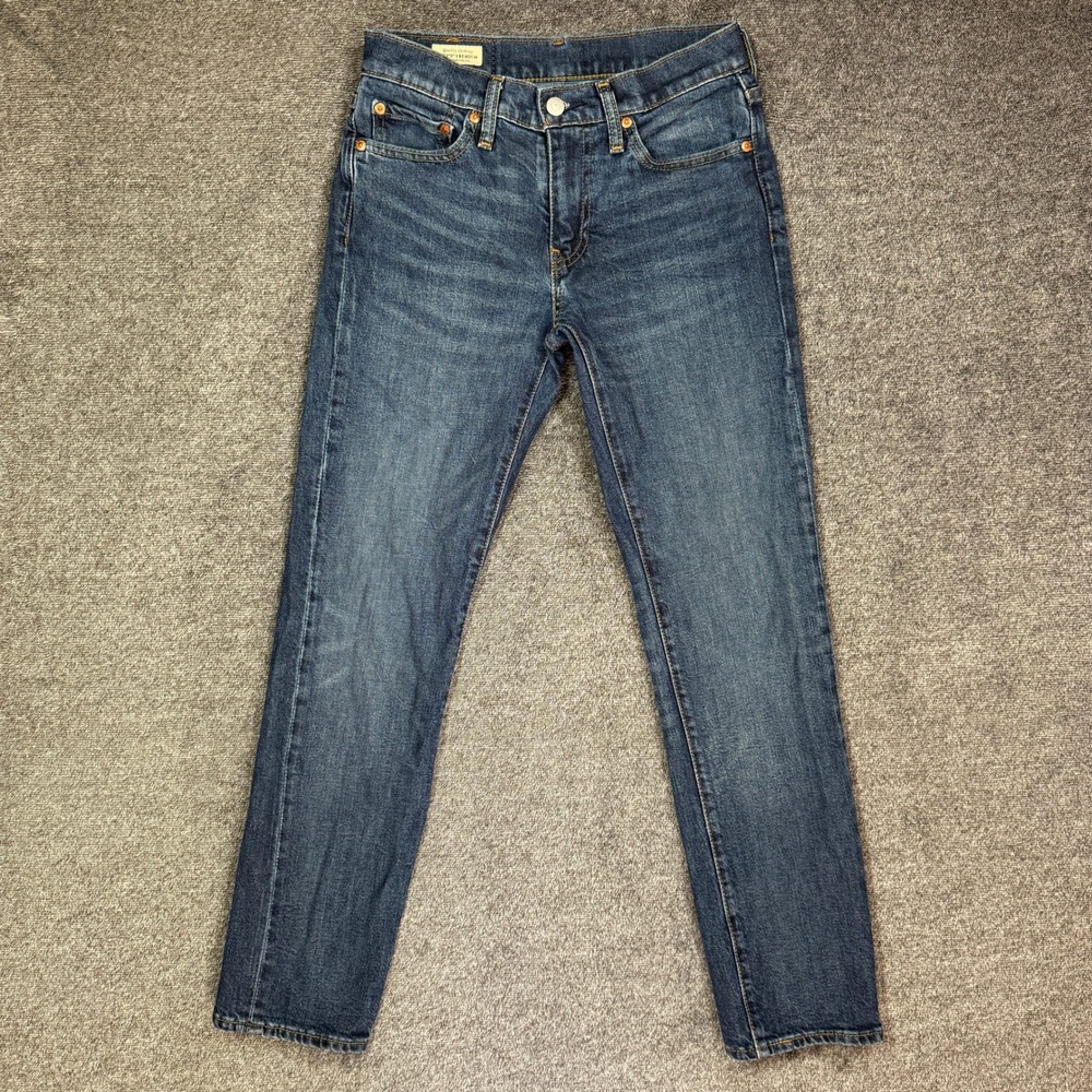 Levi's Premium‎ 511 Jeans Slim Fit Mens 28x30 Dark Wash Blue Stretch 04511-4580